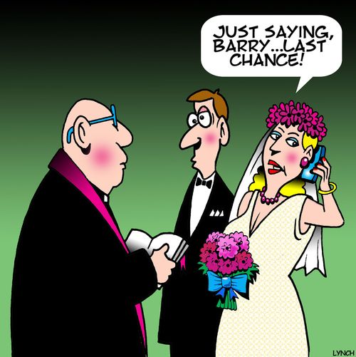"Just saying, Barry....Last chance!"
