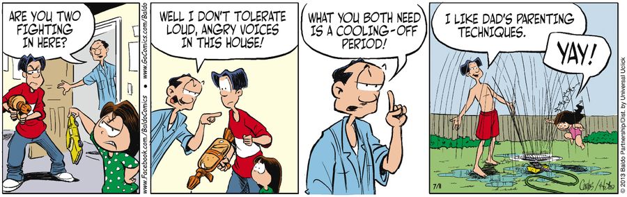 "I like Dad's parenting techniques."