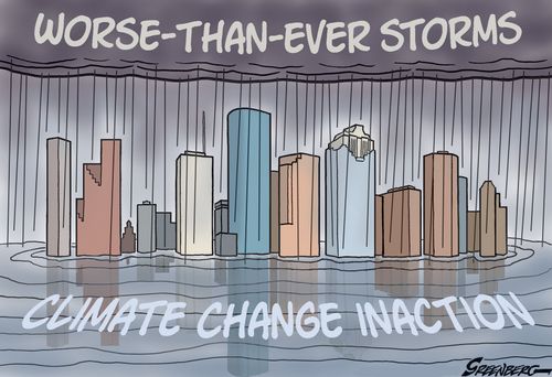 Worse-than-ever storms....Climate change inaction.