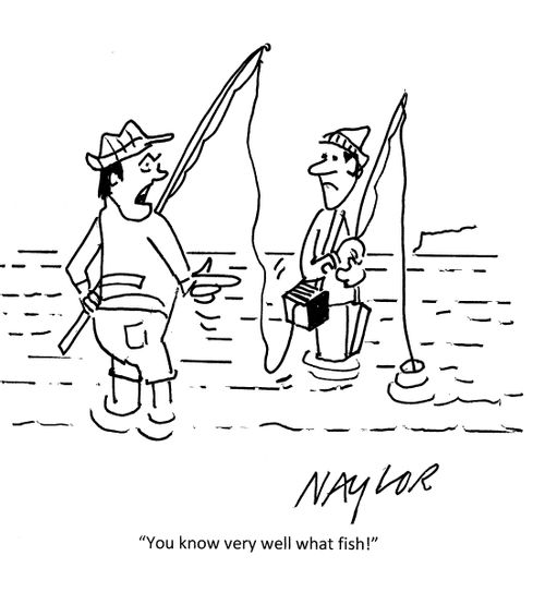"You know very well what fish!"