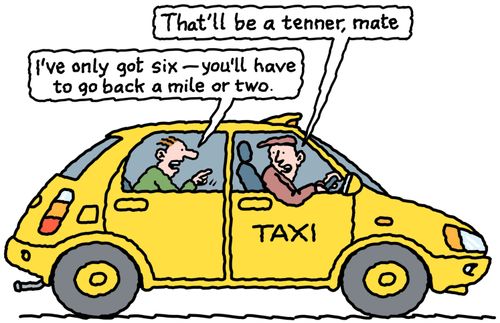 "I've only got six - you'll have to go back a mile or two."