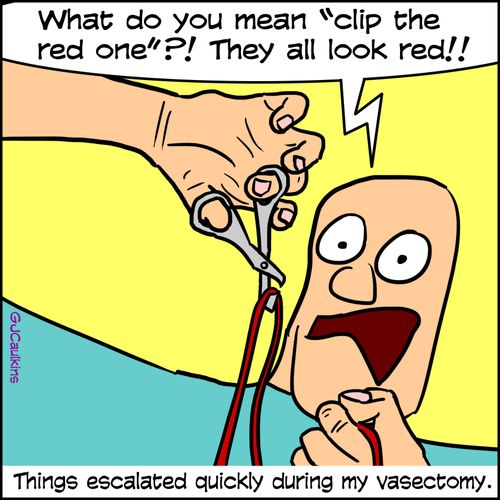 Things escalated quickly during my vasectomy.