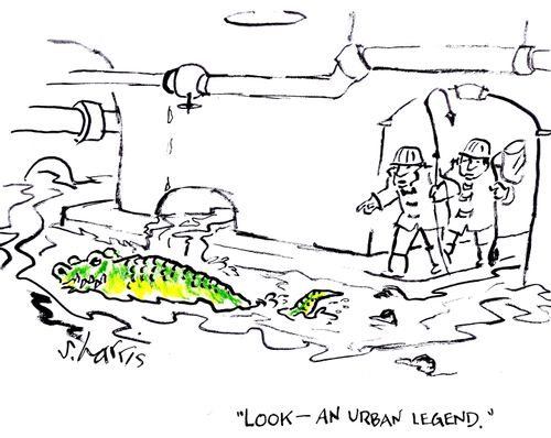 "Look - an urban legend."
