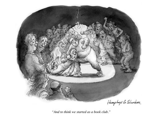 "And to think we started as a book club."