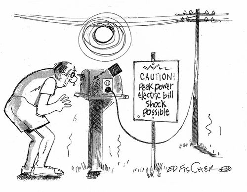 Caution! Peak power electric bill shock possible.