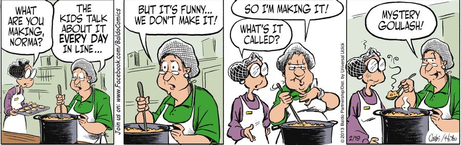 "What are you making, Norma?"