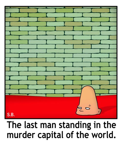 The last man standing in the murder capital of the world.
