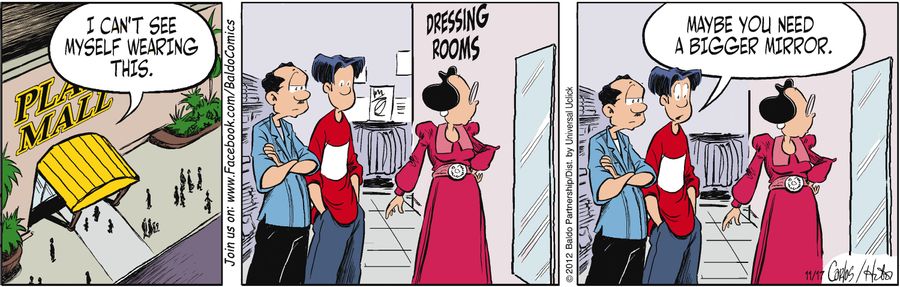 "I can't see myself wearing this."