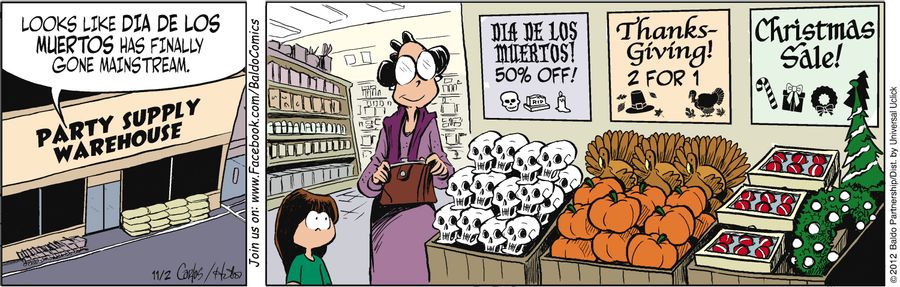 "Looks like Dia de Los Muertos has finally gone mainstream."