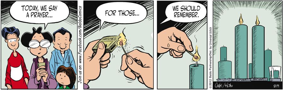 "Today we say a prayer...for those...we should remember."