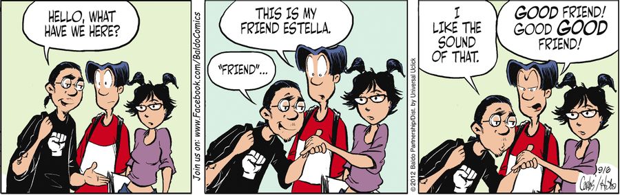 "This is my friend Estella."