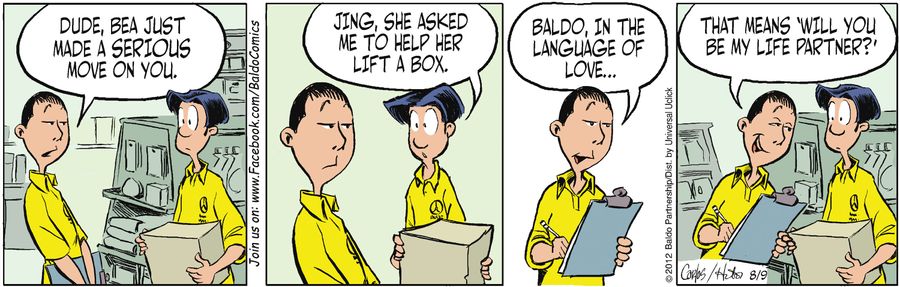 "Dude, Bea just made a serious move on you."