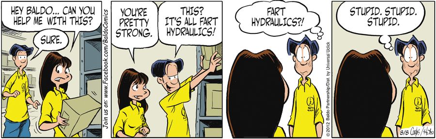 "Hey Baldo...can you help me with this?"