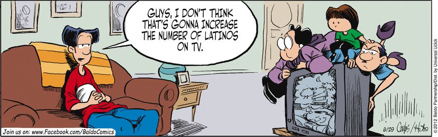 "Guys, I don't think that's gonna increase the number of Latinos on TV."