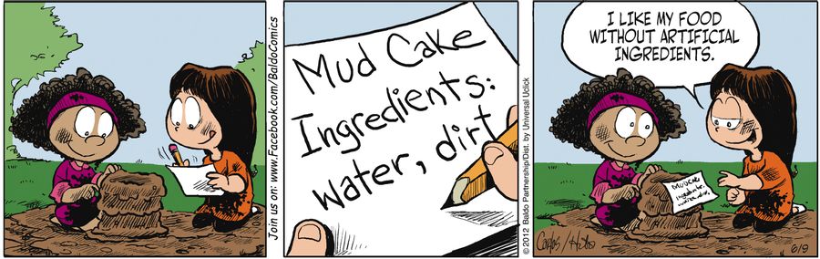 "I like my food without artificial ingredients."