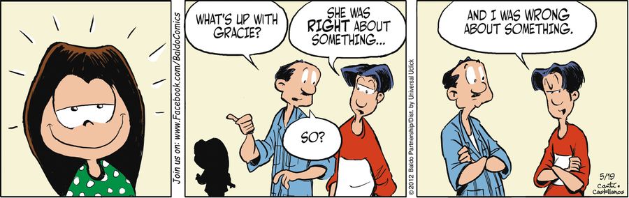 "She was right about something...and I was wrong about something."