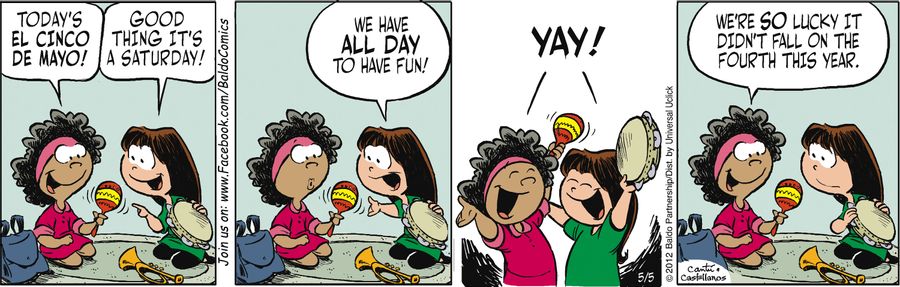 "Today's El Cinco de Mayo!"
