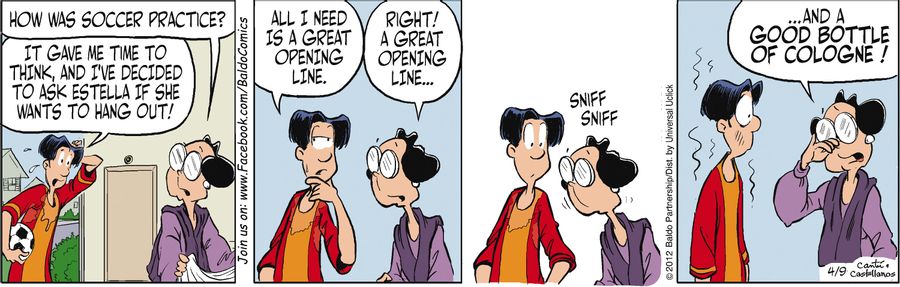 "It gave me time to think, and I've decided to ask Estella if she wants to hang out! All I need is a great opening line!"