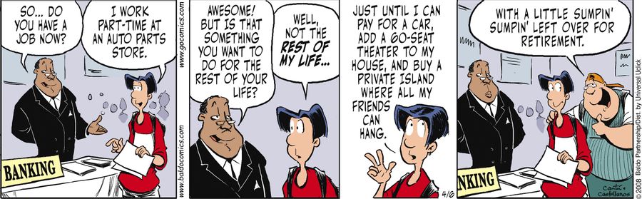 "So...do you have a job now?"