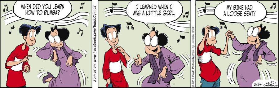 "When did you learn how to rumba?"