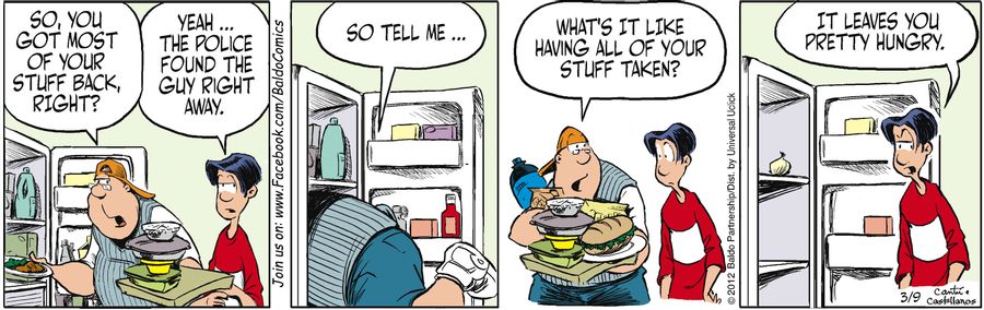 "So tell me...what's it like having all of your stuff taken?"