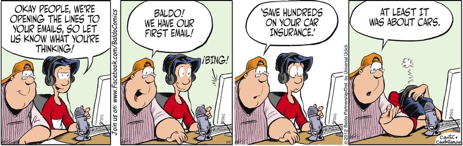 "Okay people, we're opening the lines to your emails, so let us know what you're thinking!"