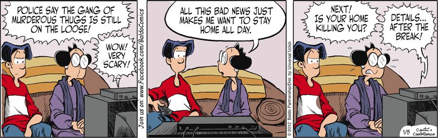 "Next! Is your home killing you? Details...after the break!"