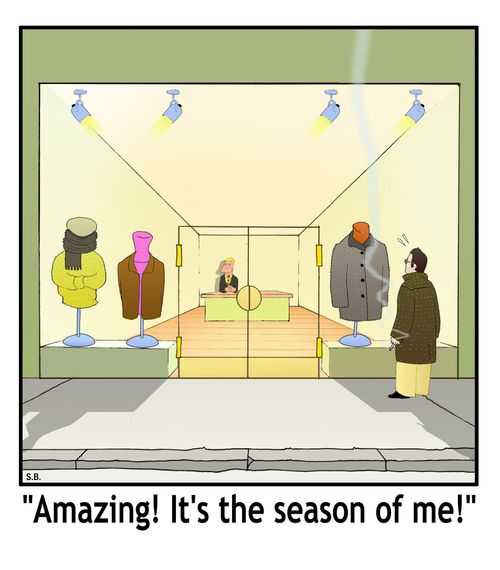 "Amazing! It's the season of me!"