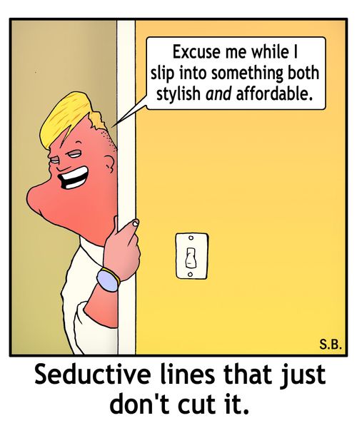 Seductive lines that just don't cut it.