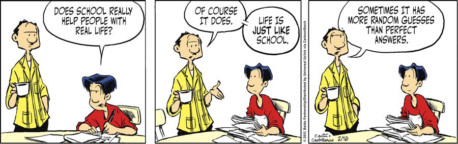 "Does school really help people with real life?"