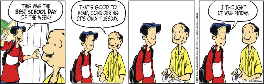 "This was the best school day of the week!"