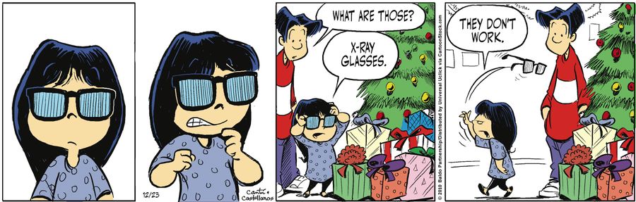 "X-ray glasses. They don't work."