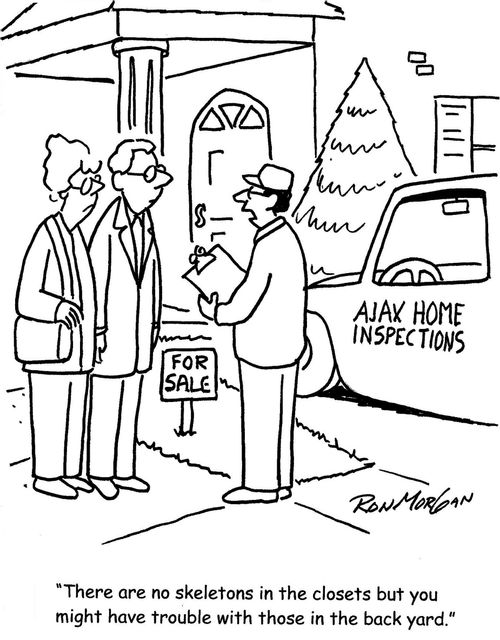 "There are no skeletons in the closets but you might have trouble with those in the back yard."
