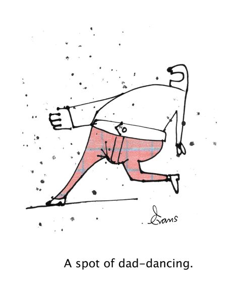 A spot of Dad-dancing.