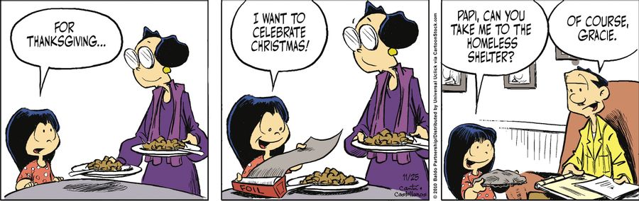"For Thanksgiving...I want to celebrate Christmas!"