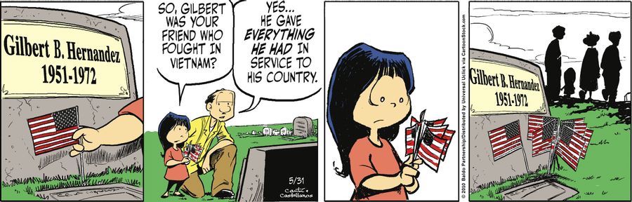 "So, Gilbert was your friend who fought in Vietnam?"