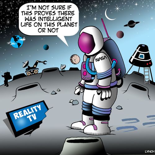 "I'm not sure if this proves there was intelligent life on this planet or not."