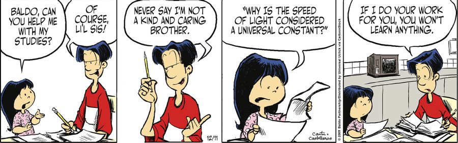 "'Why is the speed of light considered a universal constant?'"