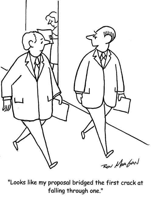 "Looks like my proposal bridged the first crack at falling through one."