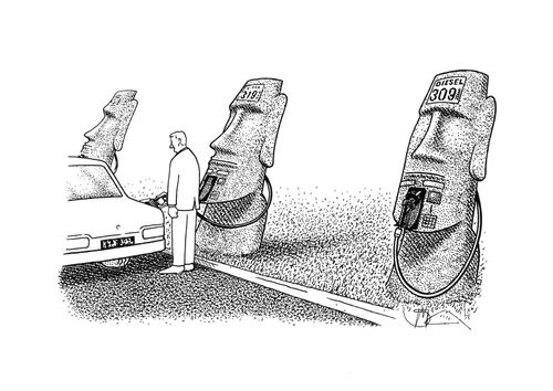 Easter Island Gas Pumps