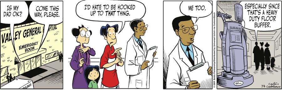 "I'd hate to be hooked up to that thing."