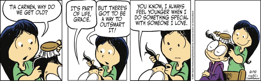 "Tia Carmen, why do we get old?"