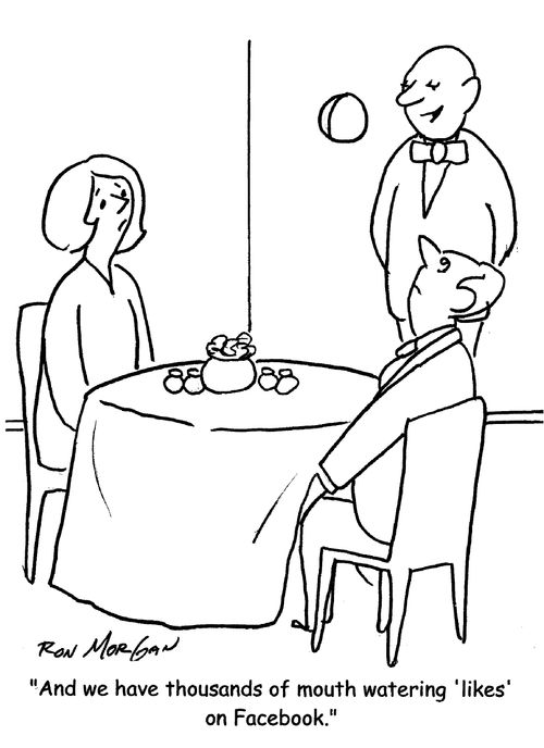 "And we have thousands of mouth watering 'likes' on Facebook."