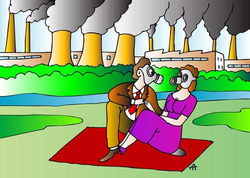 Picnic in Gas Masks