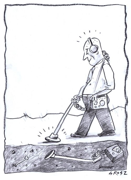 Metal detector collector