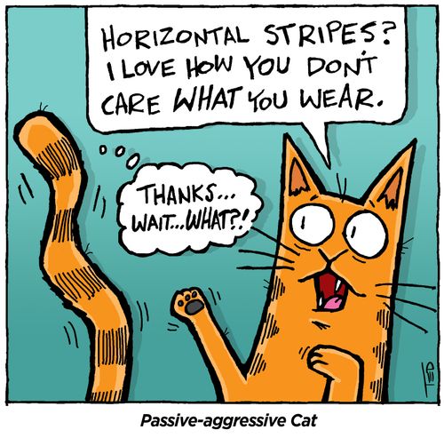 Passive-aggressive Cat