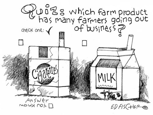 Quiz: Which farm product has many farmers going out of business?