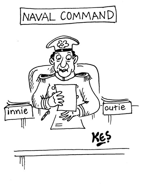 Naval Command 'Innie' and 'Outie'.