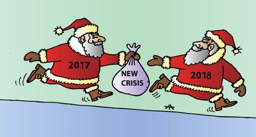 2017 hands a new crisis to 2018