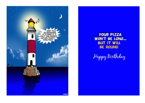 Your Pizza won't be long...but it will be round.